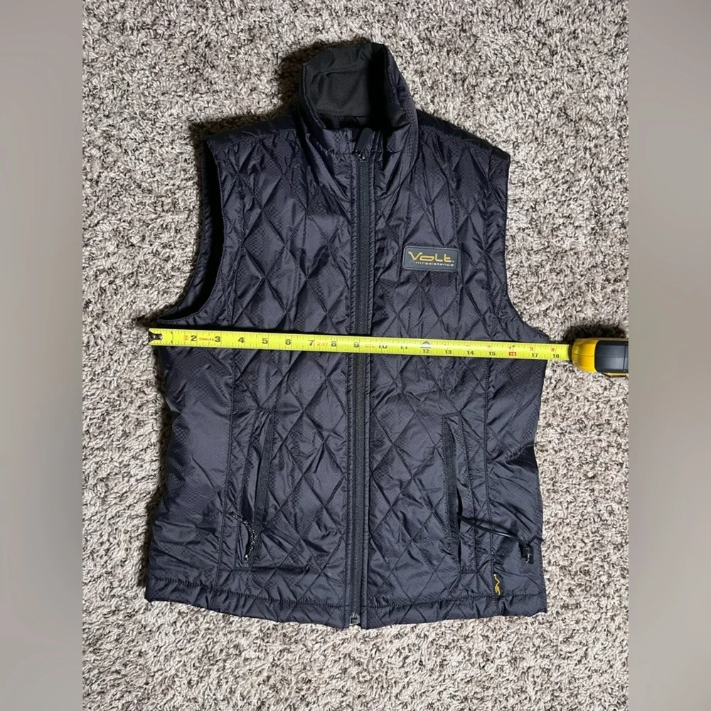 Black Quilted Volt Resistance Heated Women's Vest‎ battery not included.